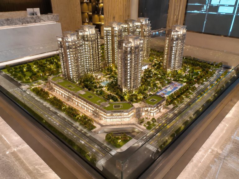 城北区地产楼盘建筑沙盘模型